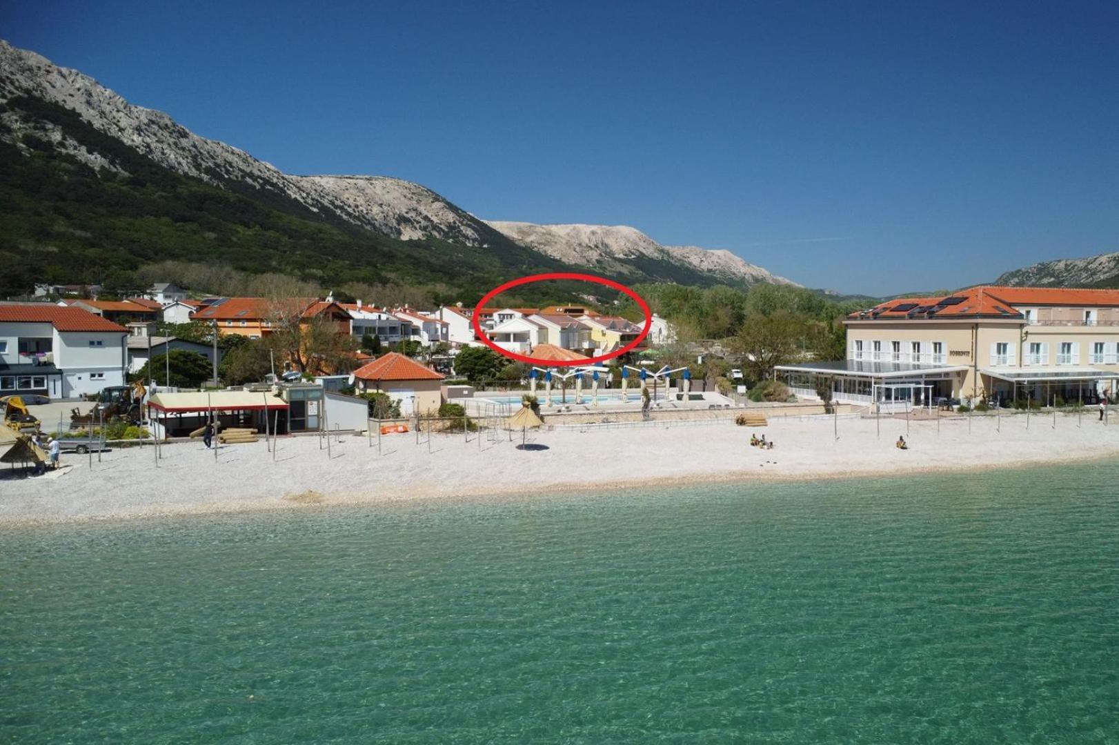 Apartments Mikulan Beach باشْكا المظهر الخارجي الصورة
